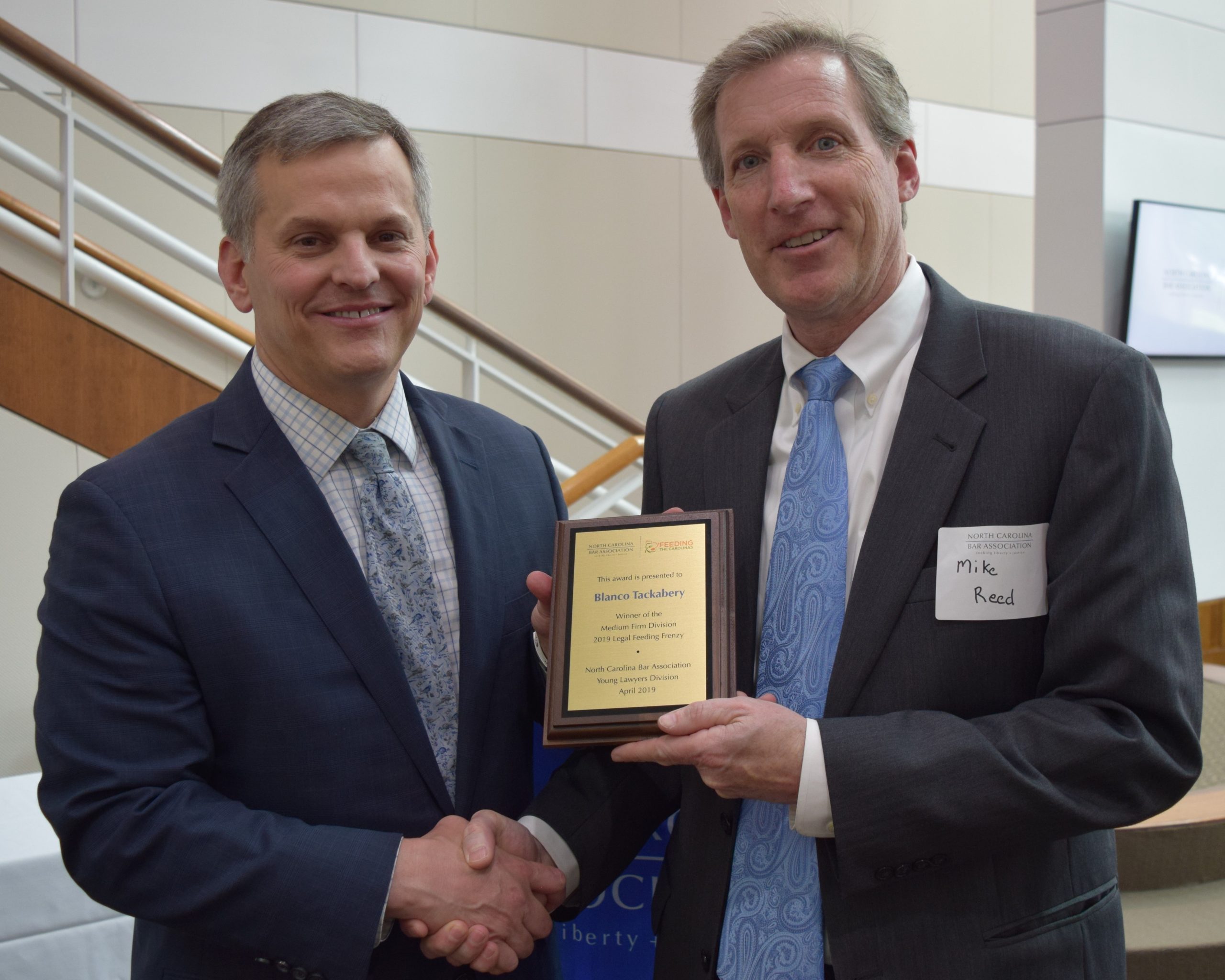 Blanco Tackabery Accepts Award From Attorney General