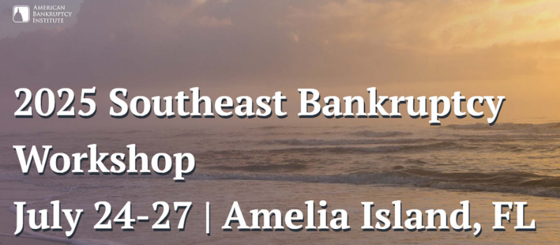 Blanco Tackabery Sponsors ABI Southeast Bankruptcy Workshop